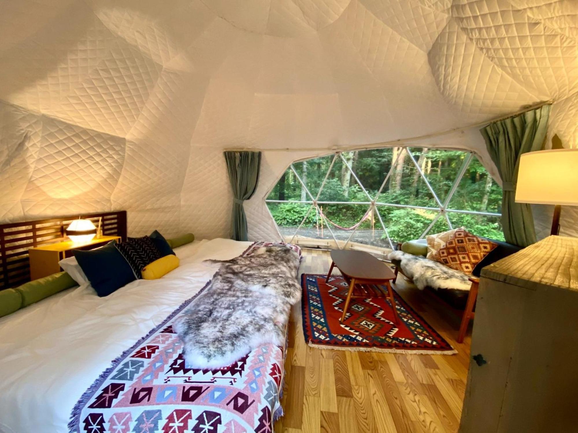 Glamping Villa Hanz Kawaguchiko Фудзі-Каваґутіко Екстер'єр фото